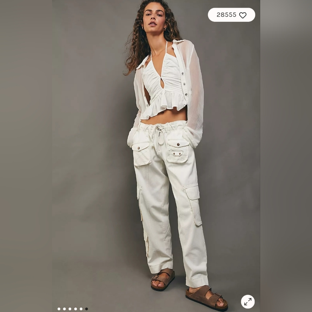 Free People NWOT Tahiti CARGO PANT L